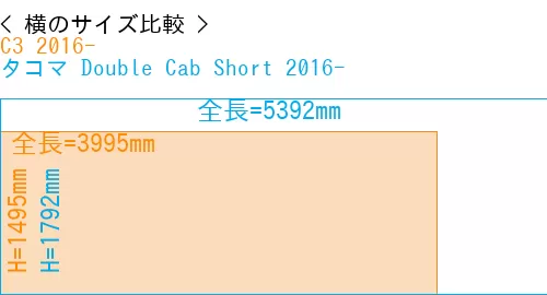 #C3 2016- + タコマ Double Cab Short 2016-